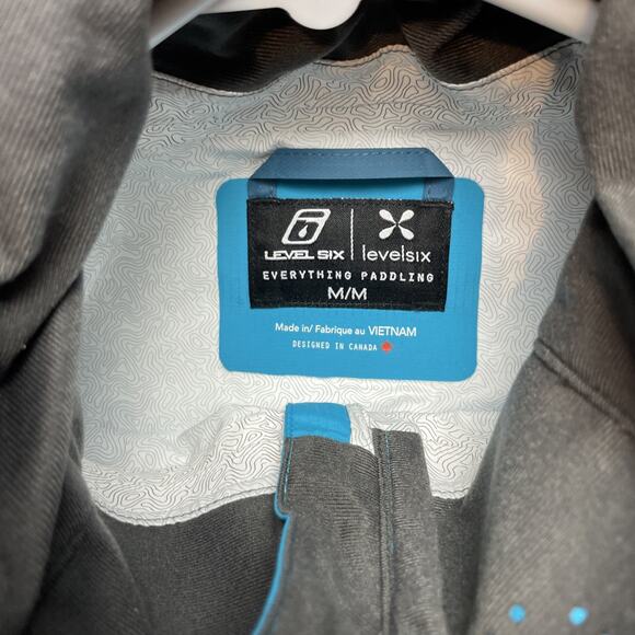 Level Six Ellesmere Splash Top Womens M Turquoise Hooded Paddling Kayaking Boat - Picture 5 of 12